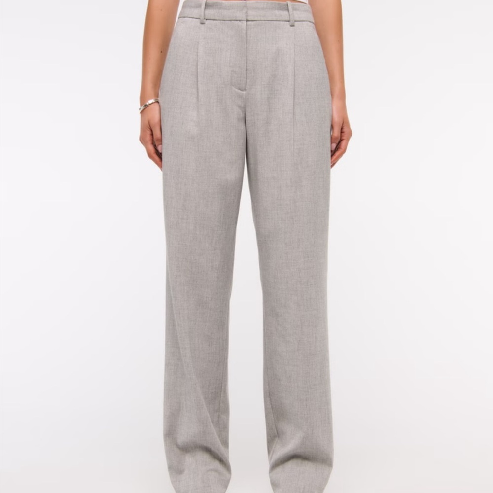 Abercrombie & Fitch Gray Women's Trousers